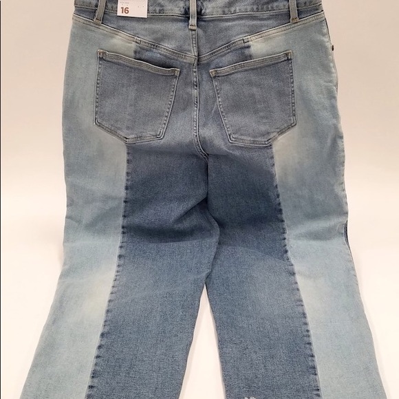 Lane Bryant Crop Jeans 16 Patch - Picture 2 of 4